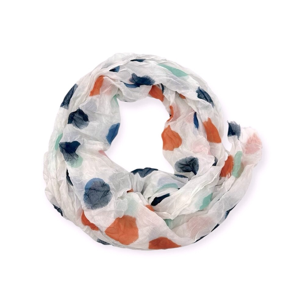 Galeries Lafayette Paris Modal Polka Dot Scarf/wrap
